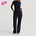 navy wide leg sweatpants