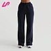 navy wide leg sweatpants